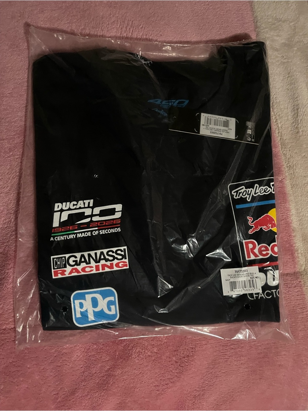Troy Lee Designs X Red Bull X Ducati Short Sleeve Tee Size M